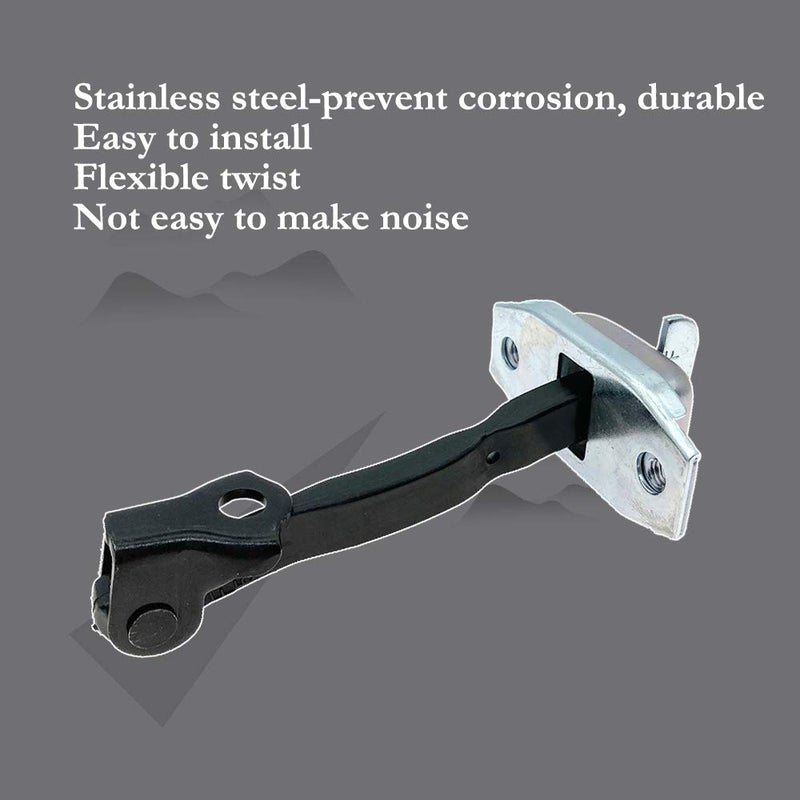 Merlibugo Door Check Strap Stopper Jam Hinge Driver Front LH Left or RH Right Fits 2003-2009 Toyota Corolla Matrix Prius Pontiac Vibe Replace 68610-02061 68620-02061 68630-02060 - Image 3
